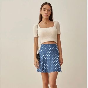 Reformation Flounce Skirt